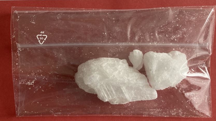 Schleierfahnder mit geschultem Auge: Große Menge an Crystal beschlagnahmt