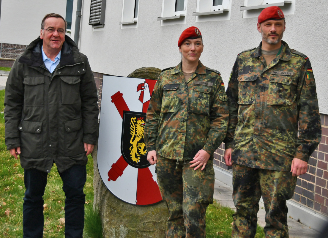 Verteidigungsminister Boris Pistorius besucht Weiden und Oberviechtach