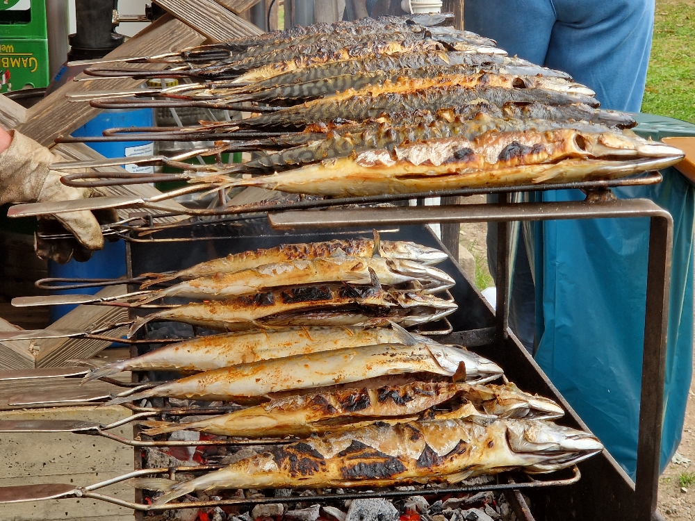 Makrelenverkauf am Karfreitag