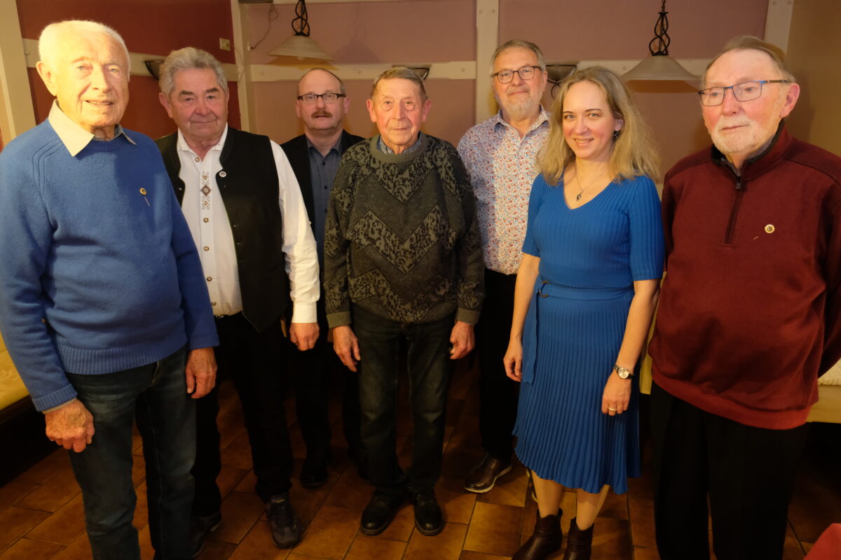 Liedertafel ehrt langjährige Mitglieder