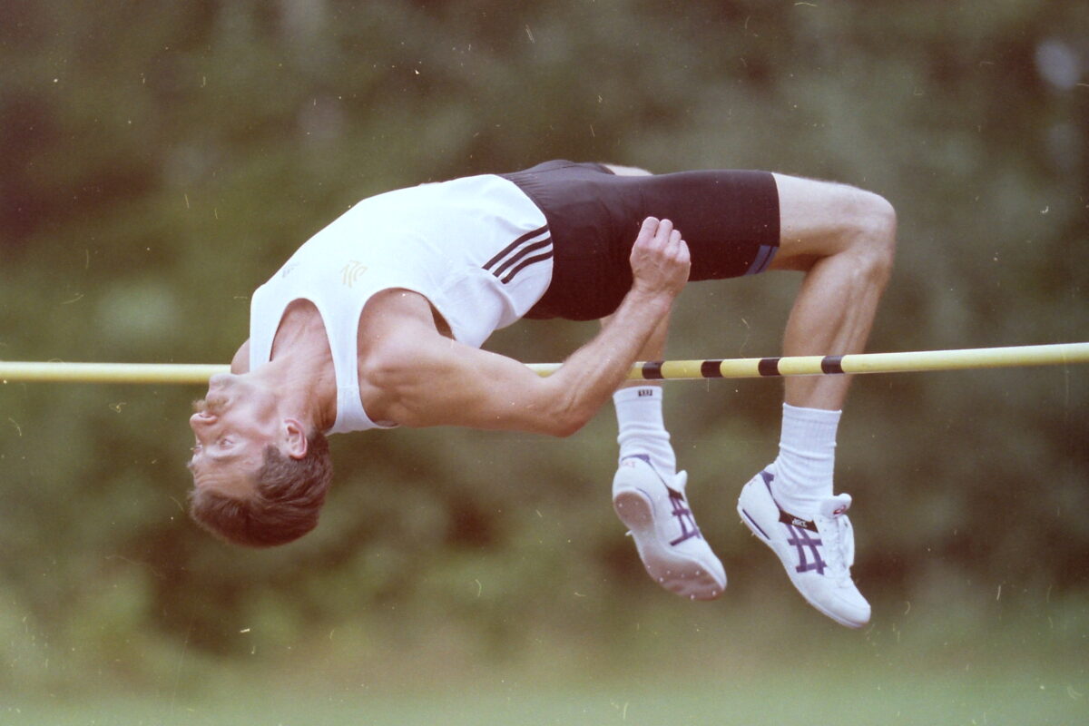 Manfred Zieglers mächtiger Satz zum Deutschen Hochsprungrekord