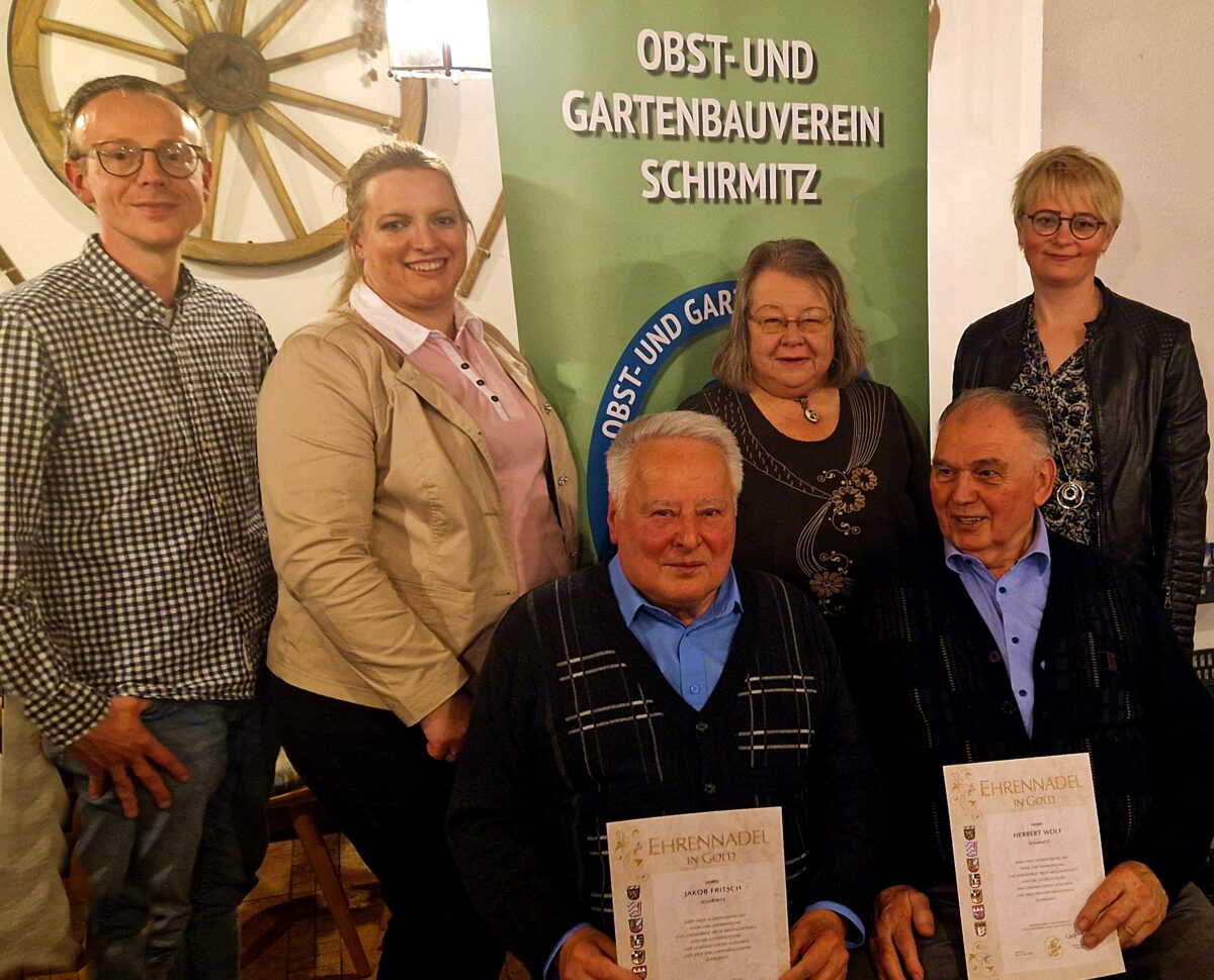 Obst- und Gartenbauverein Schirmitz ehrt Mitglieder