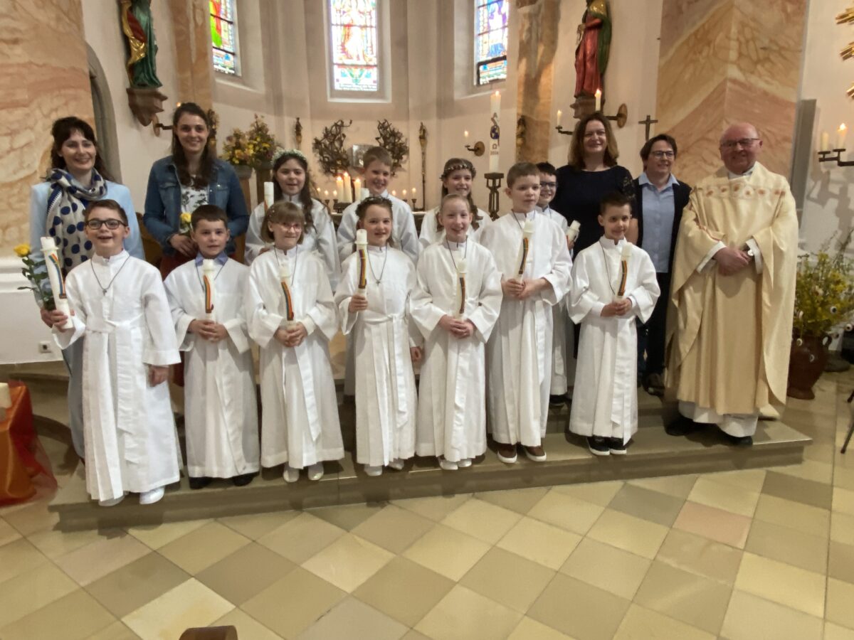 Erstkommunion am „Weißen Sonntag“ in Tännesberg