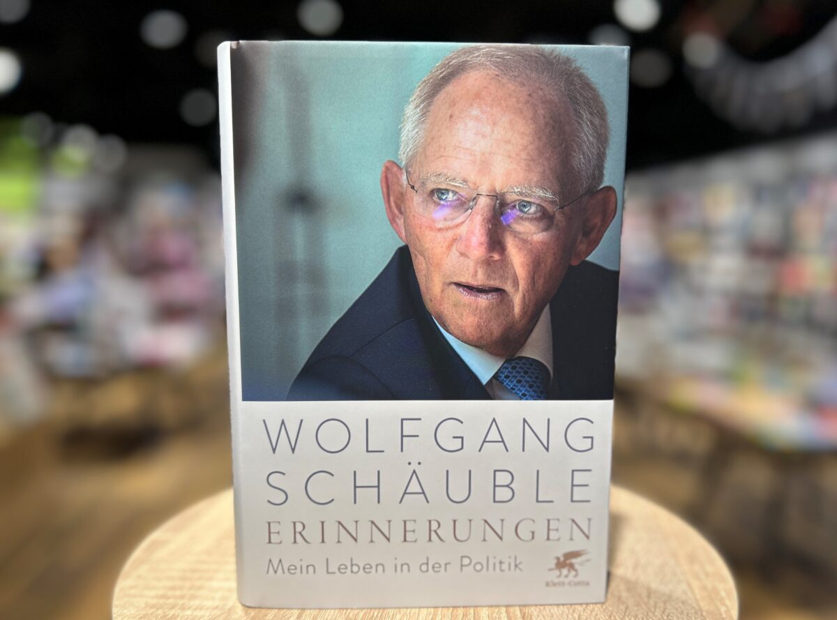 20240408 Wolfgang Schäuble - Erinnerungen Foto: Martin Stangl