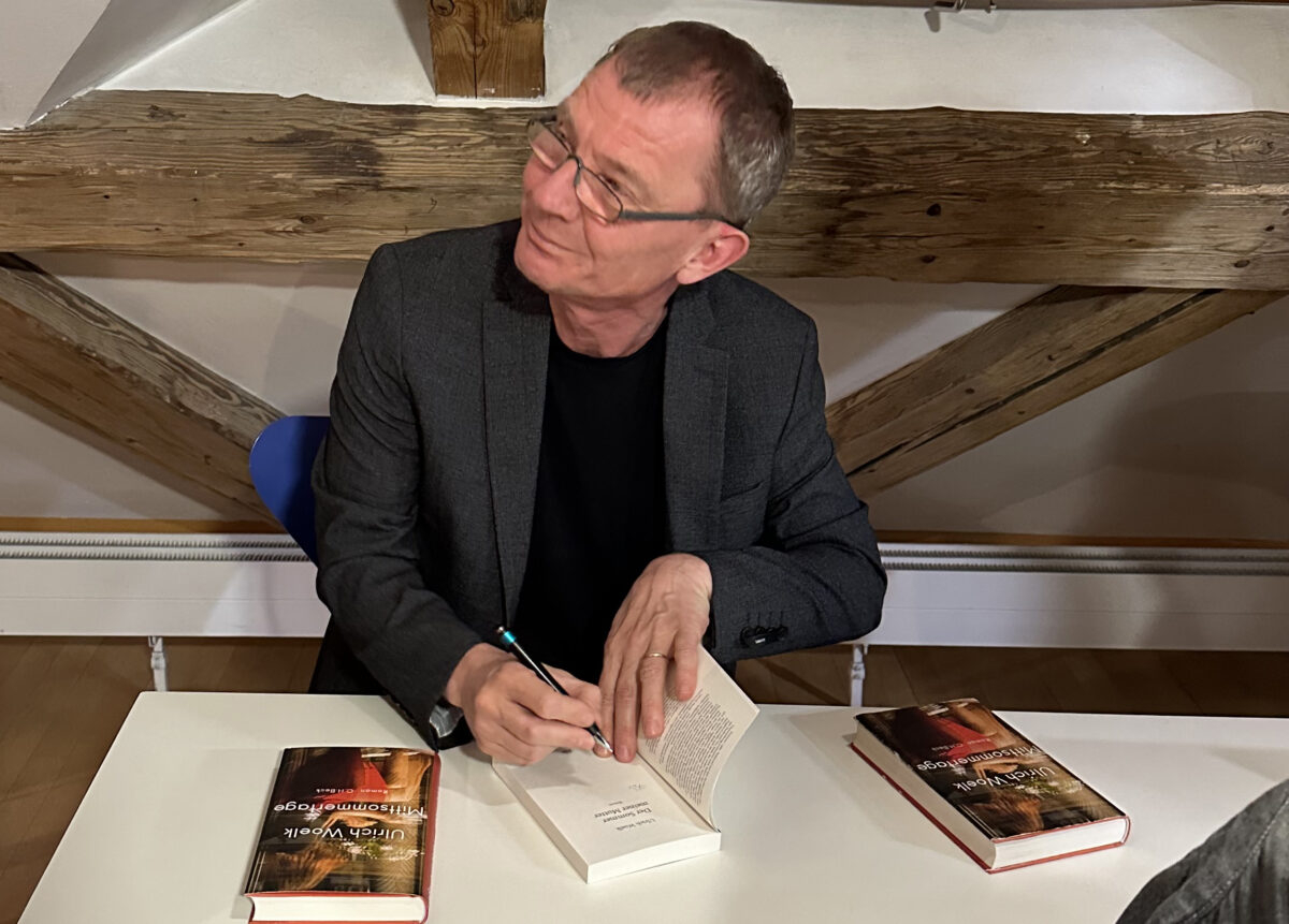 Ulrich Woelk liest bei den Weidener Literaturtagen