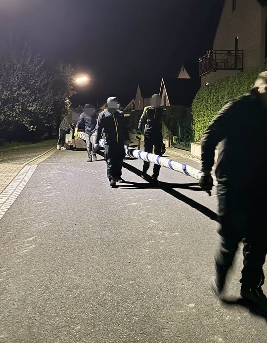 Maibaumklau in Gmünd bei Grafenwöhr