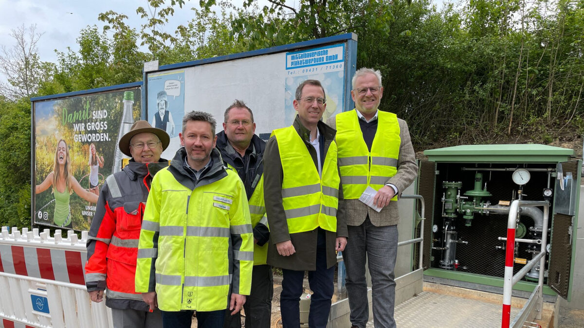 Biomethan heizt der Stadt Schwandorf ein