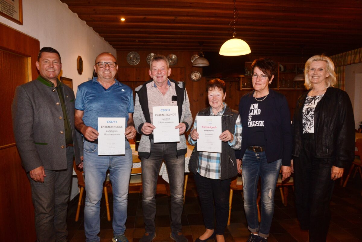 CSU Pleystein feiert Mitgliederwachstum und Erfolge
