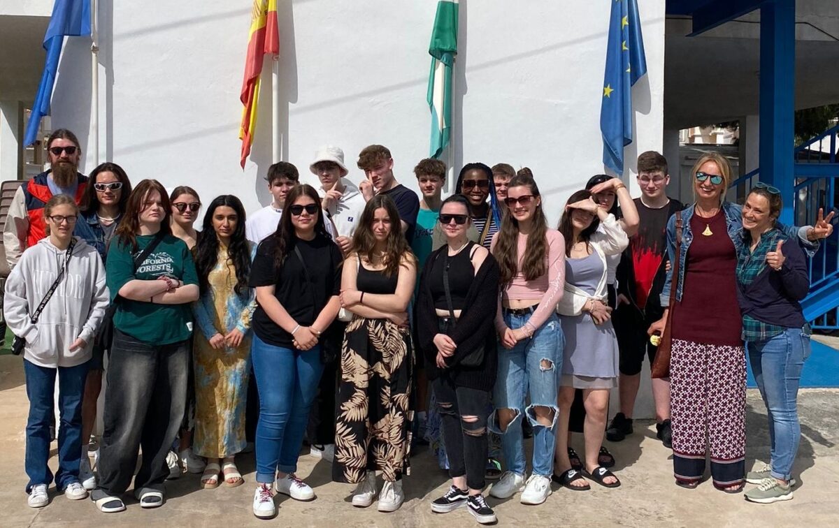 Schüler auf interkultureller Reise nach Malaga