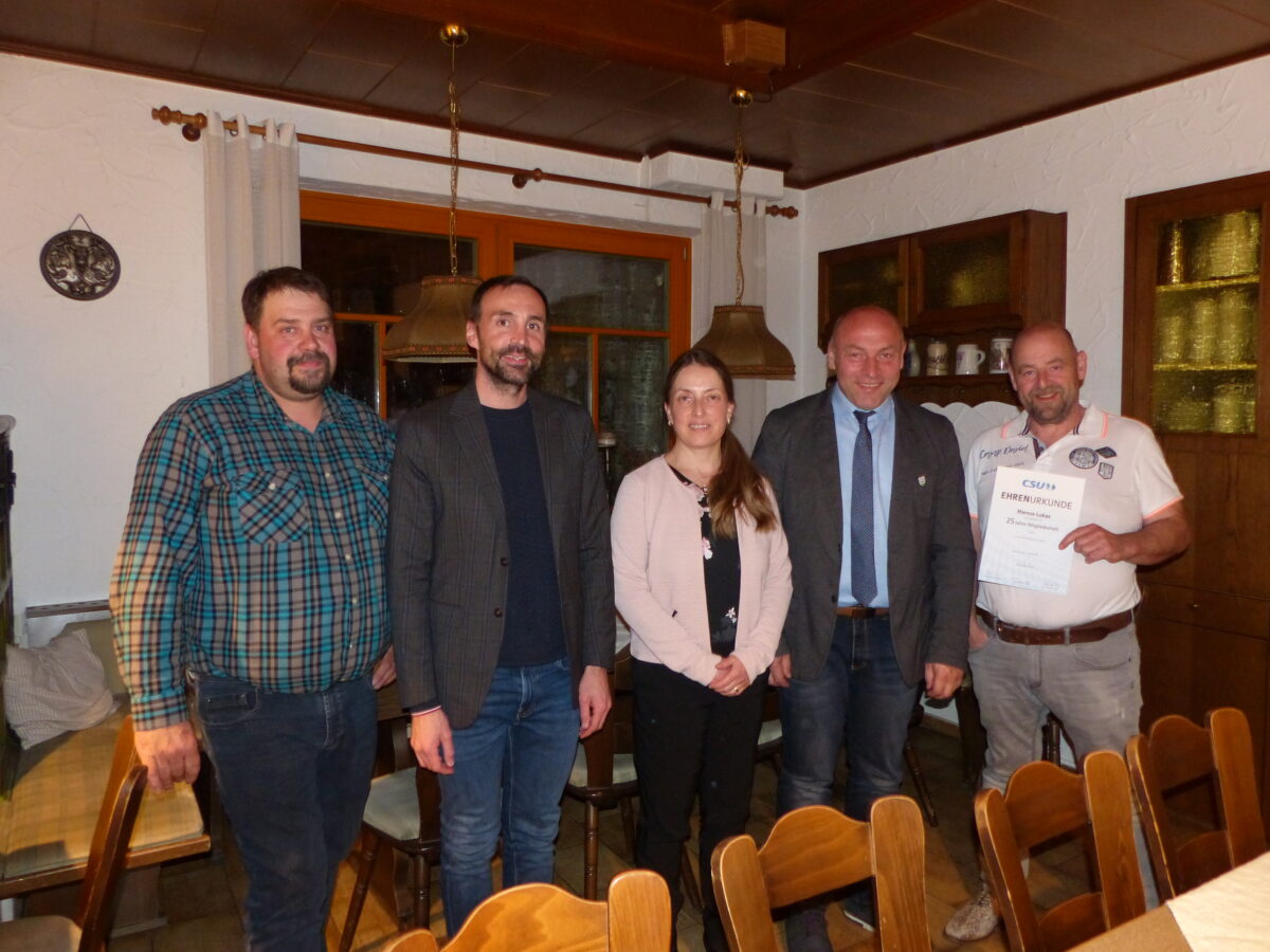 Bei der CSU Kohlberg läuft es rund