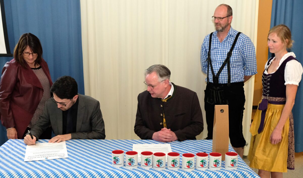 Eschenbach feiert 20 Jahre Schulpartnerschaft mit Leno