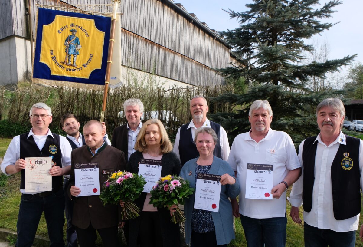 Flosser Landwehr in der Blüte ihres Bestehens