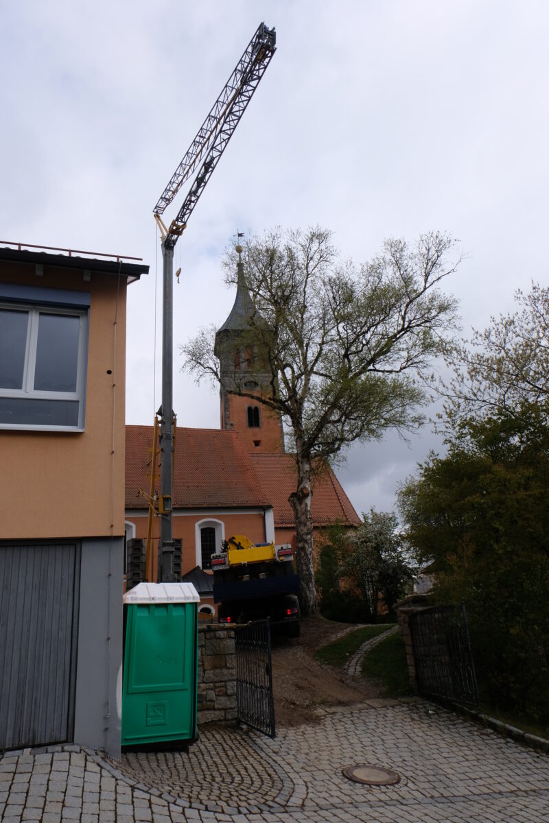 Krippenerweiterung des evangelischen Kindergartens in Floß schreitet voran