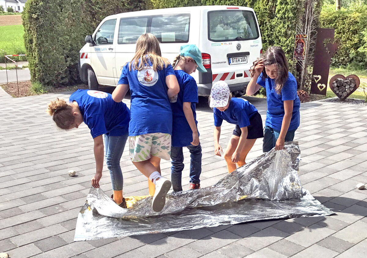 Speichersdorf: Feuerwehrnachwuchs stellt sich der Kinderflamme