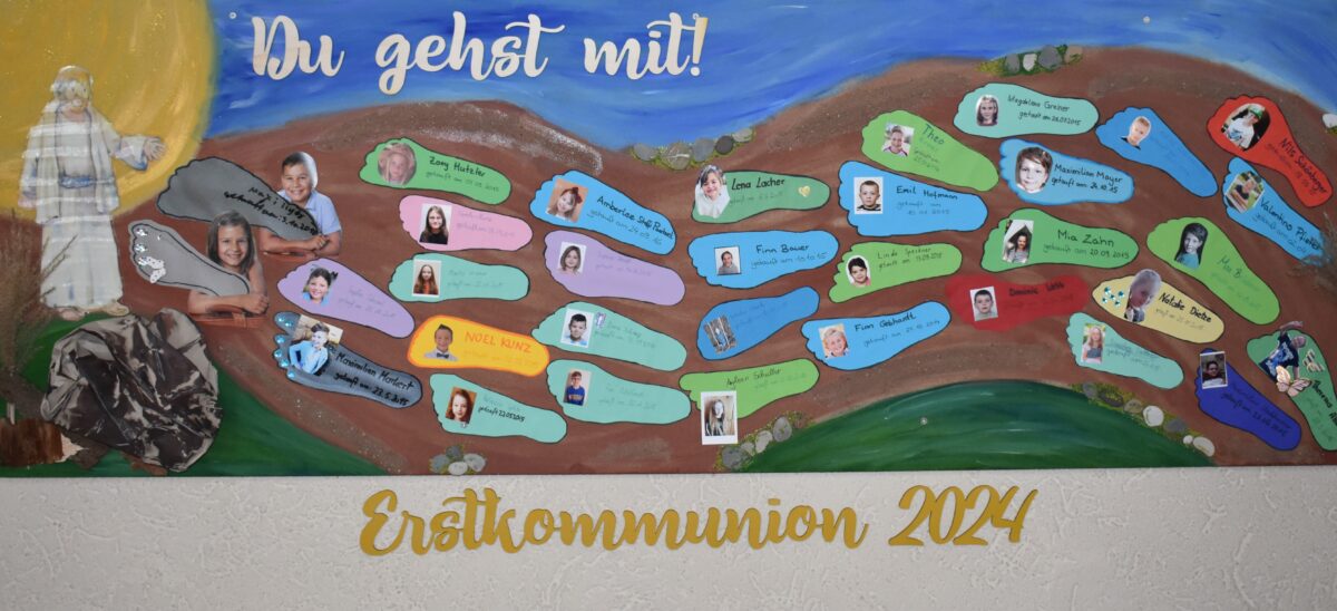 Feier der Erstkommunion: "Du gehst mit!"