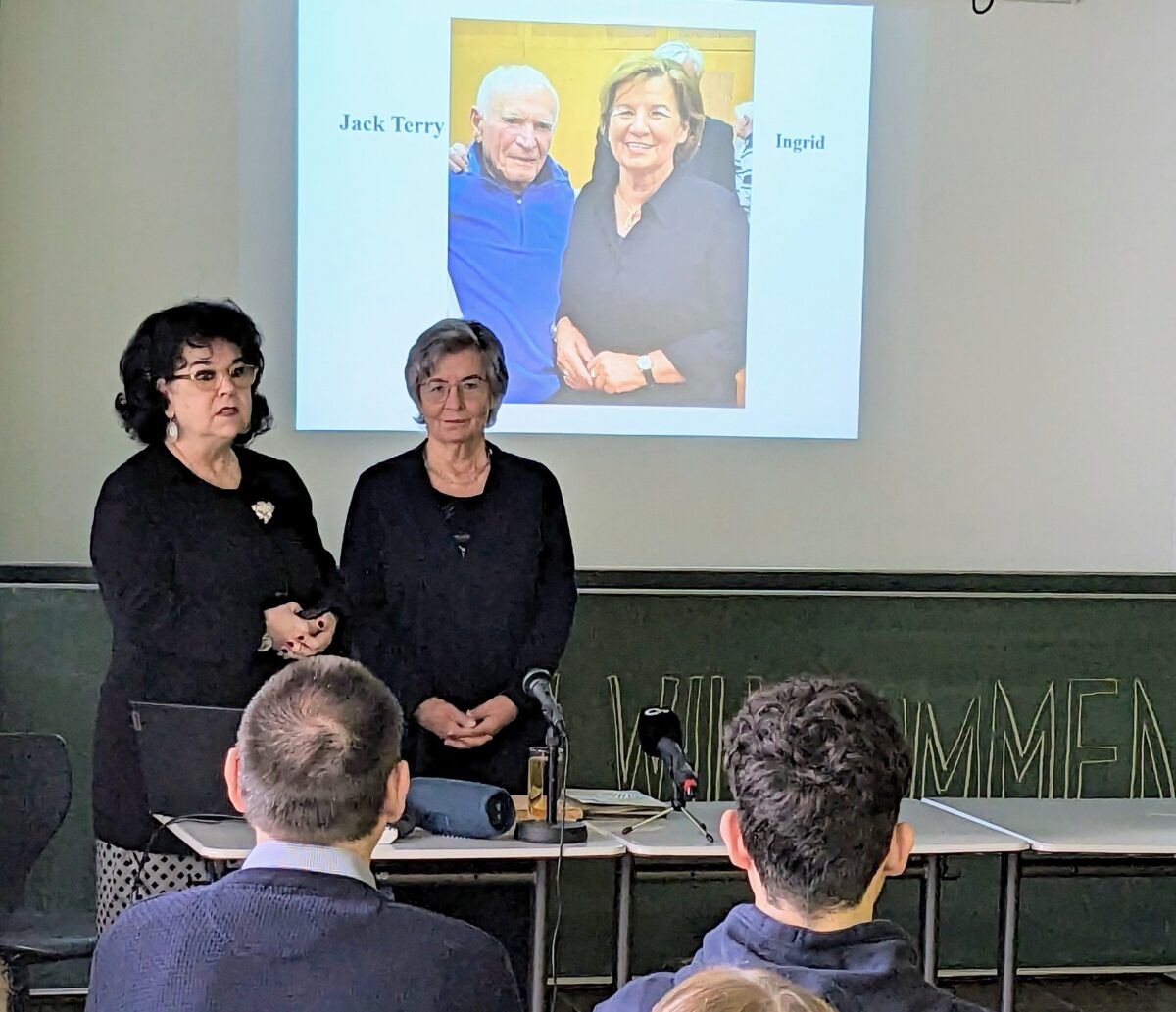 Tochter eines KZ-Häftlings spricht in Wirtschaftsschule: Trauma für die ganze Familie