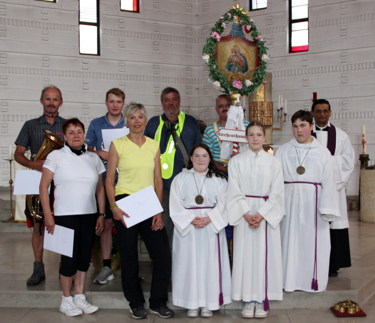 Ehrung für langjährige Wallfahrer
