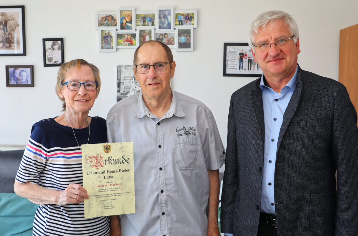 Ehepaar Lotse feiert Goldene Hochzeit