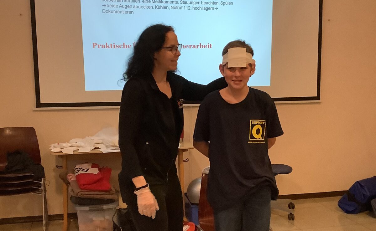 Gut vorbereitet für den Ernstfall: Neue Schulsanitäter an der Mittelschule Pressath