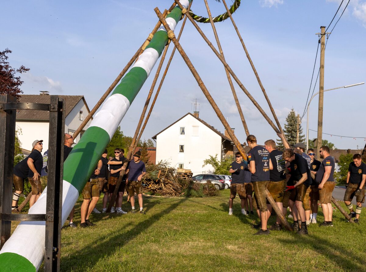 Maibaum in Rothenstadt: Eine Tradition lebt