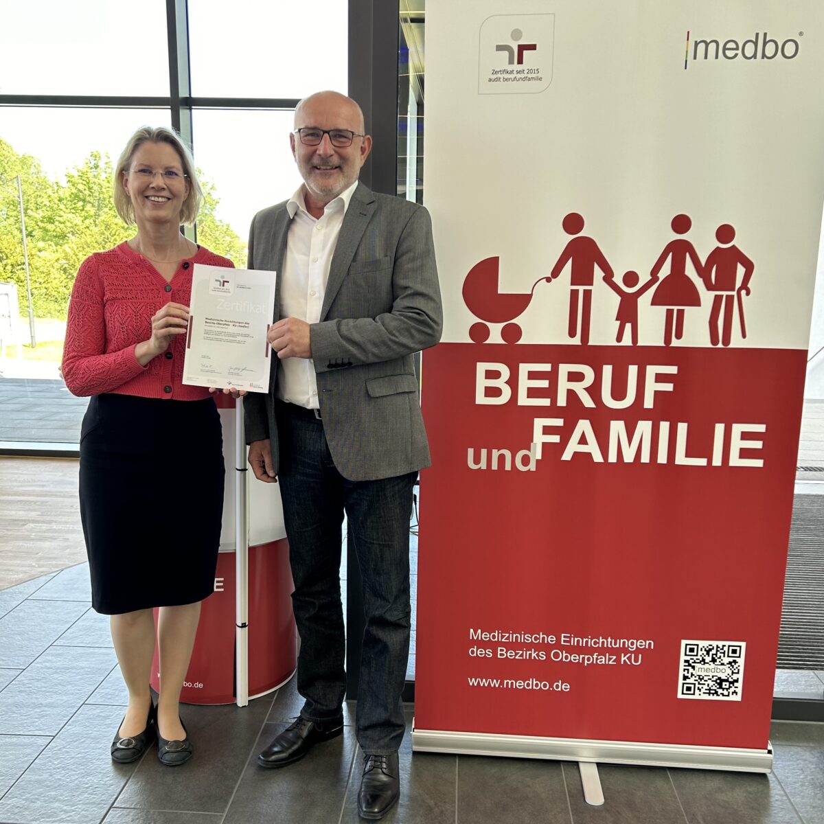 Bereits zum vierten Mal: medbo wird mit Zertifikat „berufundfamilie“ ausgezeichnet