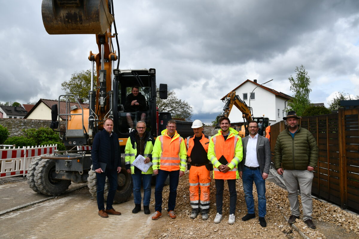 Stadtwerke verbessern Wasserversorgung: neue Wasserleitung, neuer Kanal