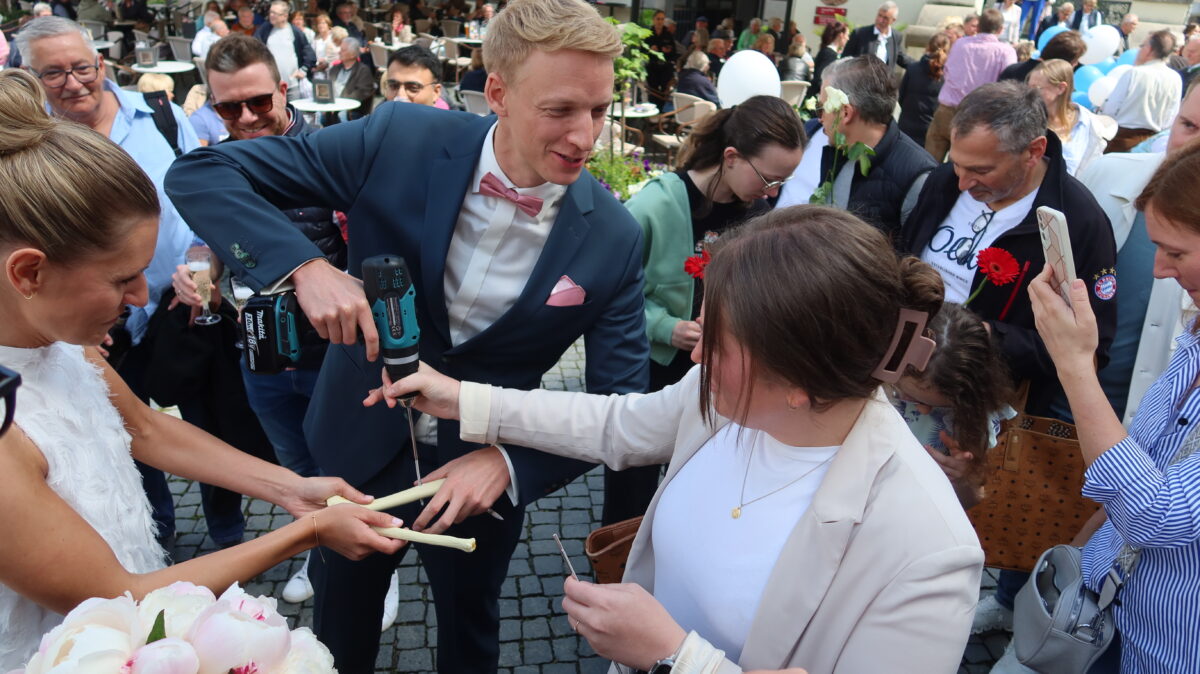 Christoph und Sophia Schirdewahn haben geheiratet