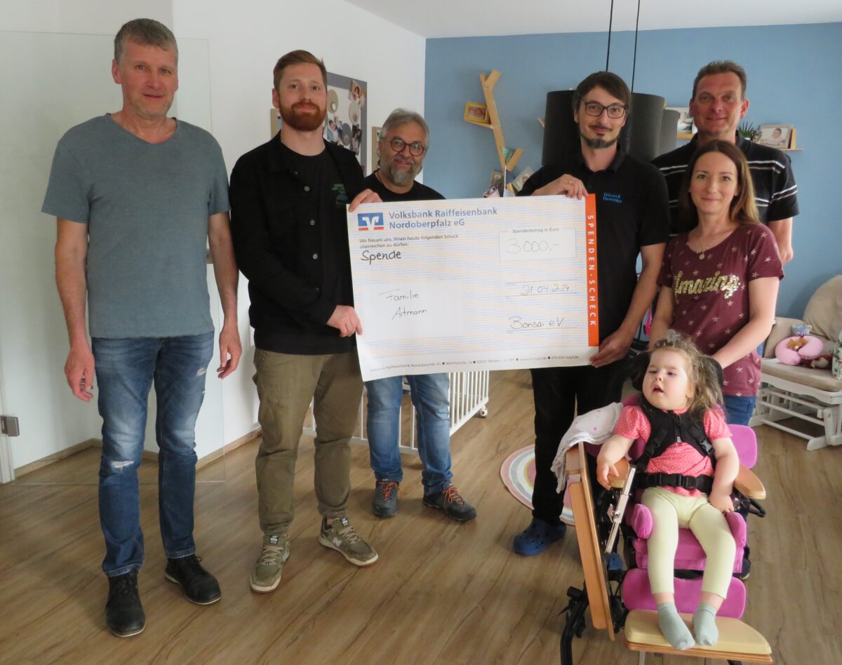 Verein Bonsai unterstützt Familie Artmann