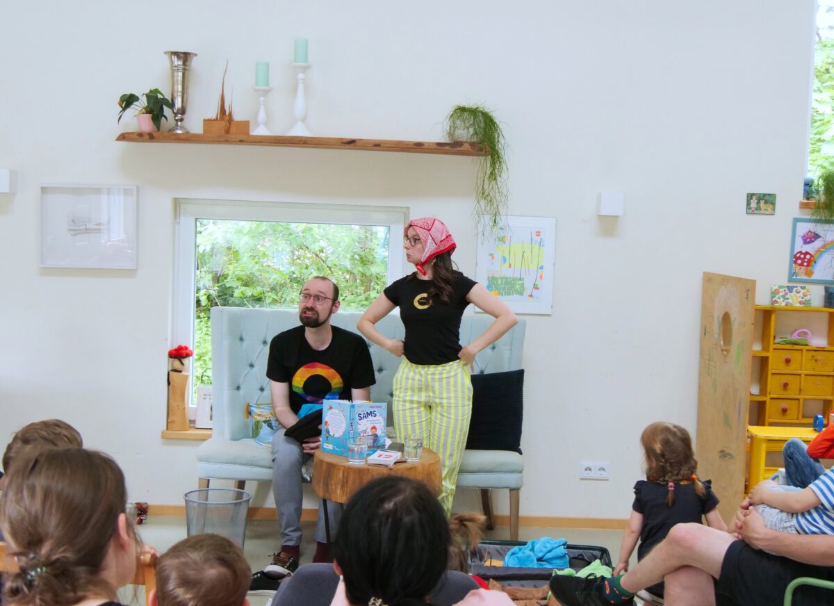 Mal ganz anders lesen in der Regionalbibliothek – das Sams machts möglich