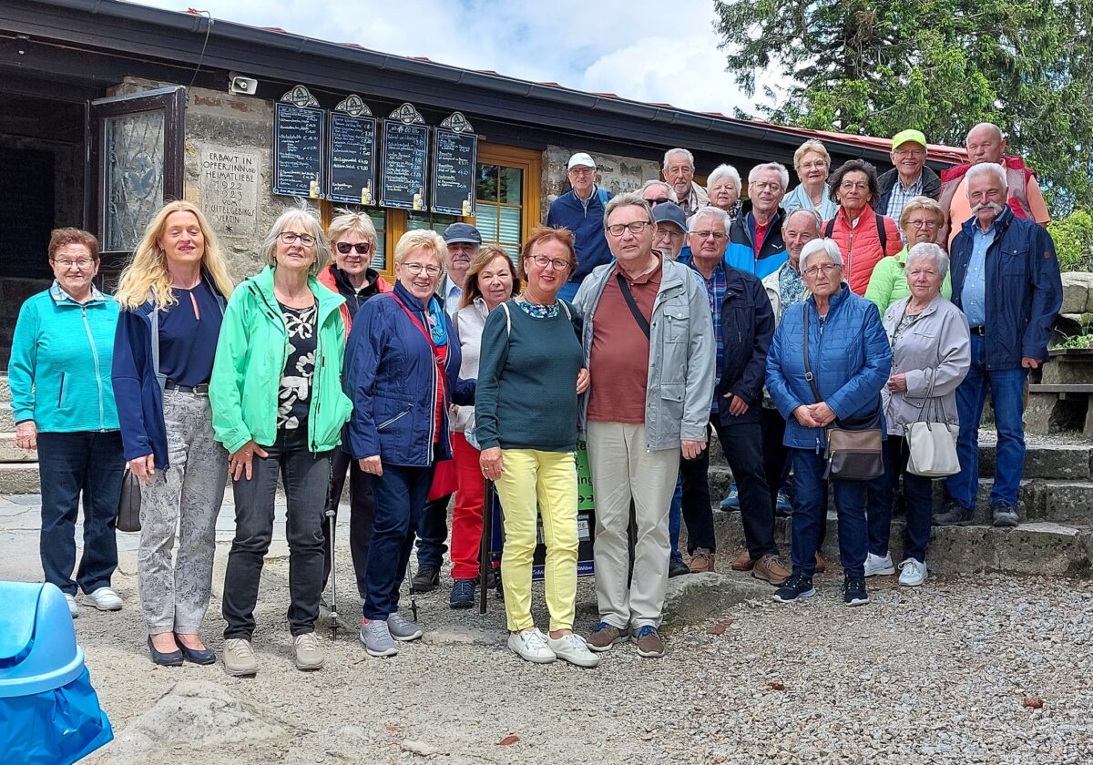 Ver.di Senioren auf Fahrt in der Heimat Ochsenkopf