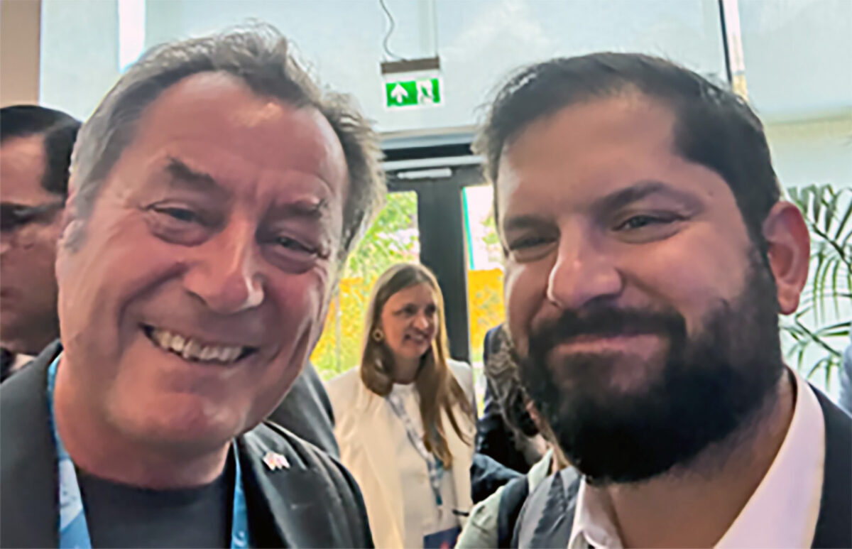 Oberpfälzer Solar-Unternehmer trifft chilenischen Präsidenten