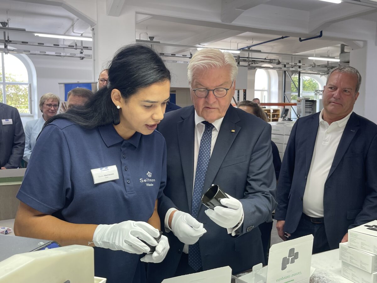 Bundespräsident Frank-Walter Steinmeier Ortszeit Weiden Seltmann