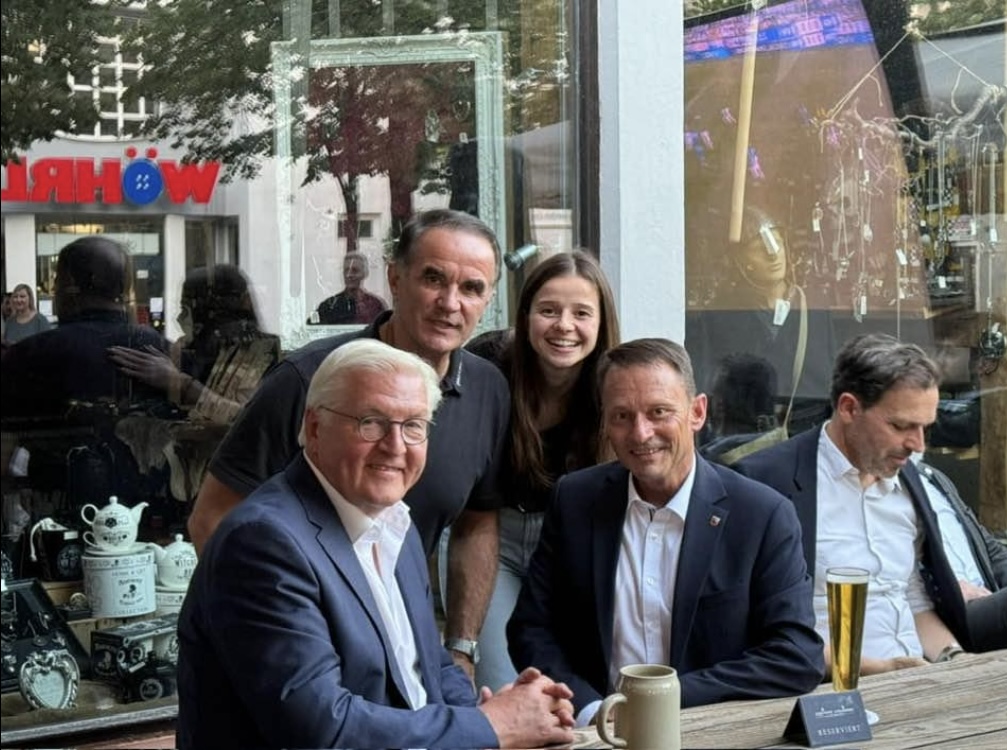 Bundespräsident Frank-Walter Steinmeier Ortszeit Weiden