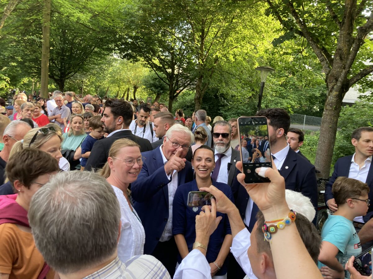 Bundespräsident Frank-Walter Steinmeier Ortszeit Weiden Seltmann