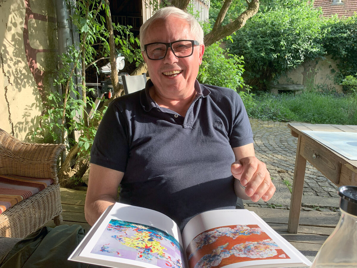 Retrospektive für Altenstädter Künstler: Dem glücklichen Glasschleifer-Sohn Jürgen Huber zum 70. Geburtstag