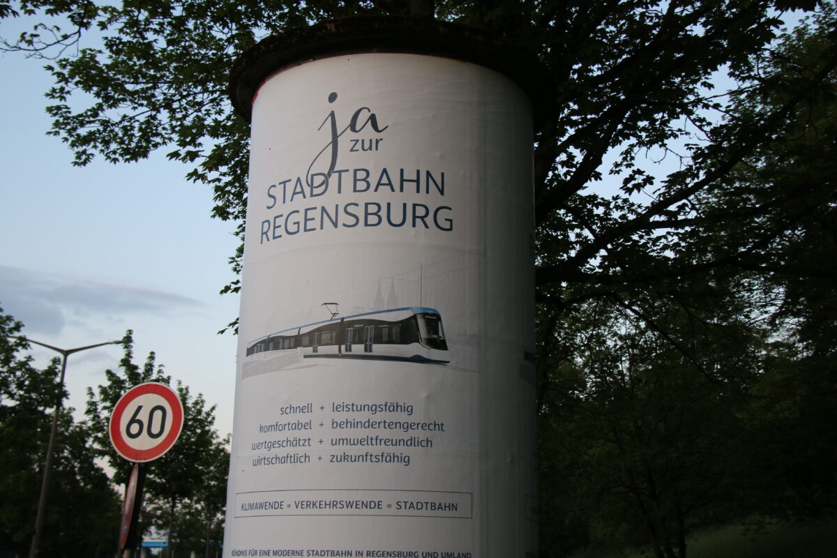 Fahrgastverband Pro Bahn unterstützt das Projekt Regensburger Stadtbahn