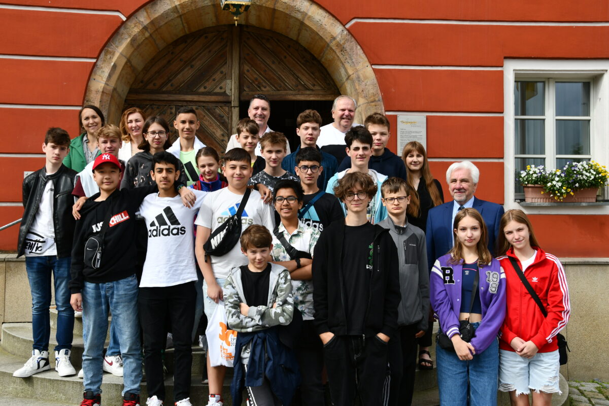 Gastschüler aus Tschechien zu Besuch in der Stadt