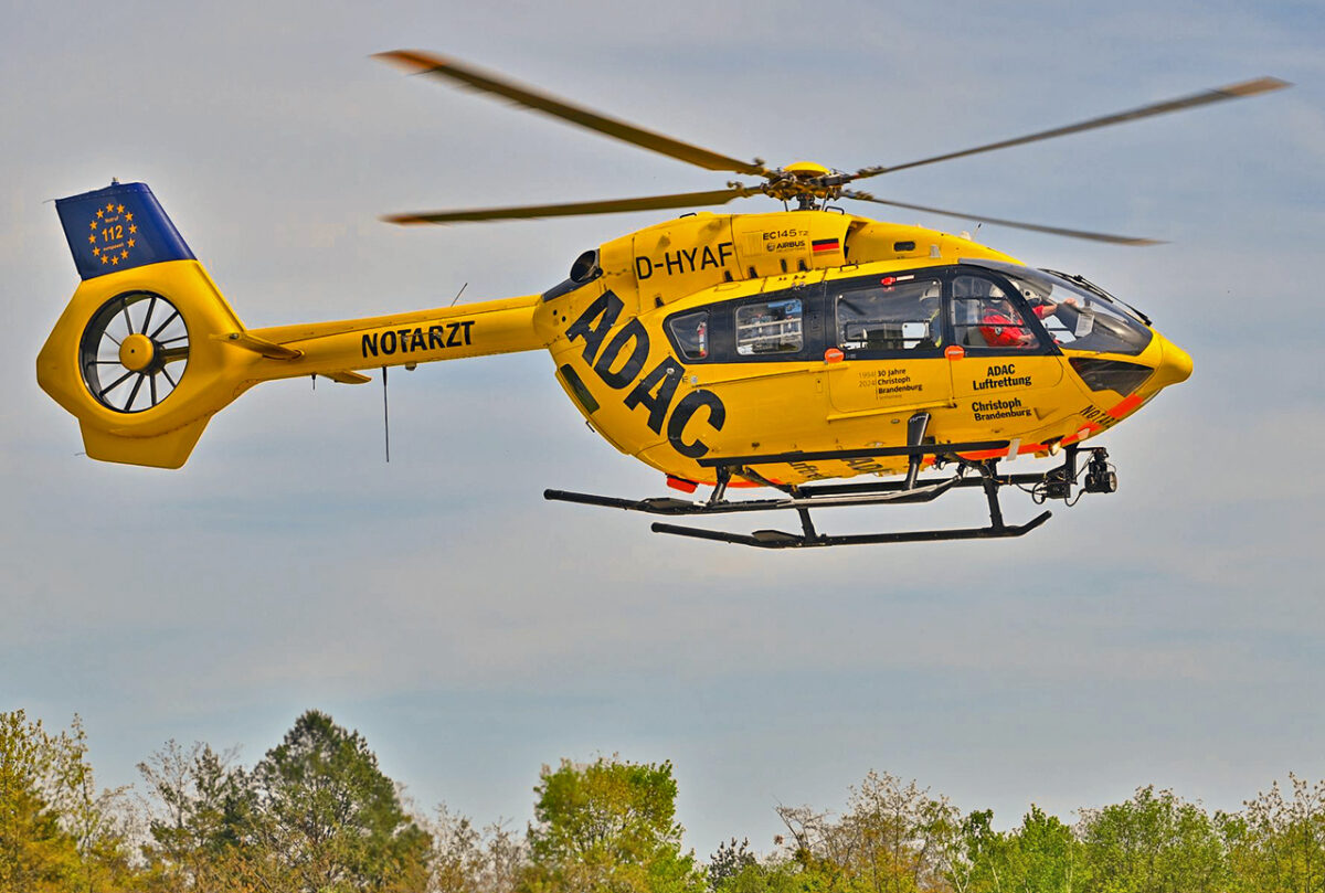 Rettungshubschrauber auf der A93: Schwerletzte nach Kollision bei Pechbrunn