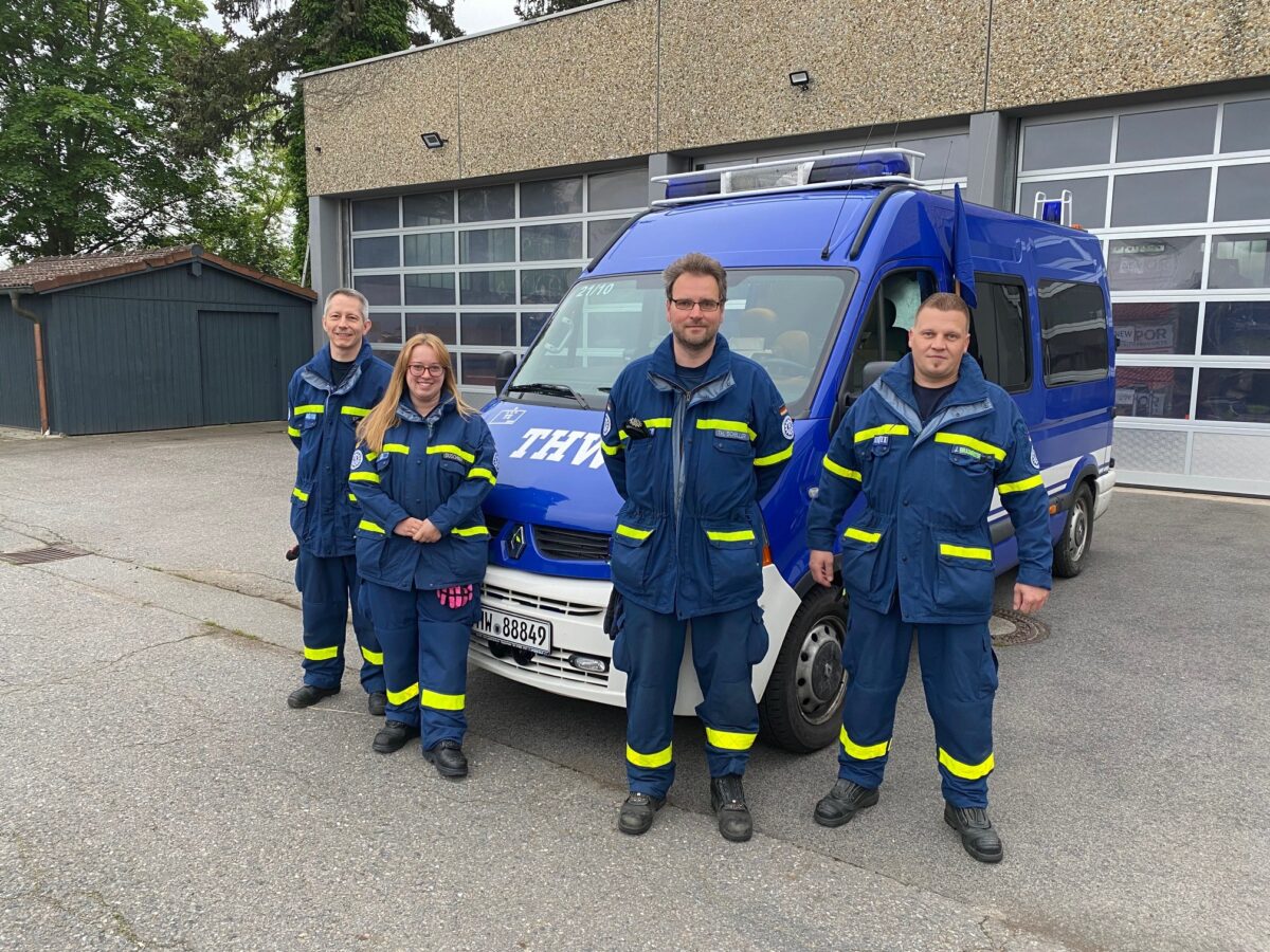 Hochwasser in Regensburg: THW bricht aus Weiden in den Süden auf