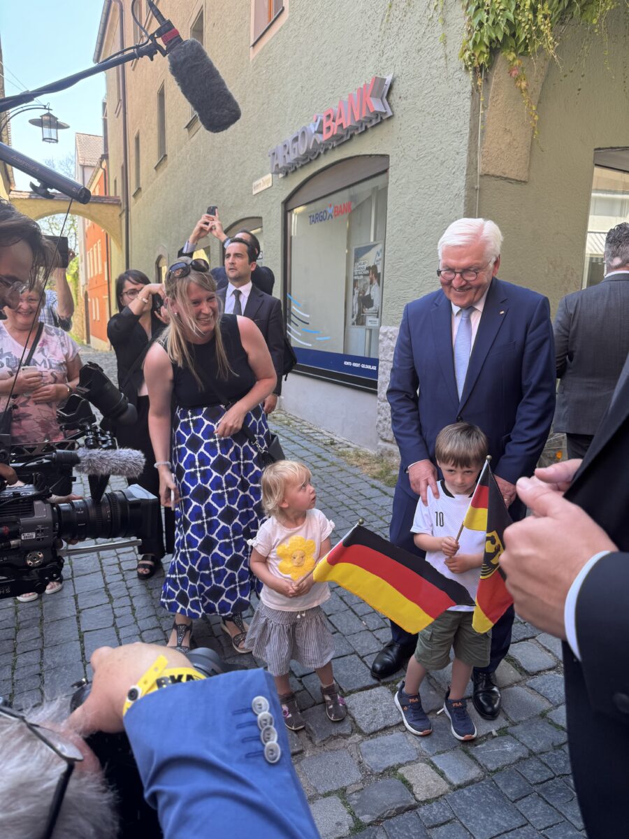 Bundespräsident Frank-Walter Steinmeier Ortszeit Weiden