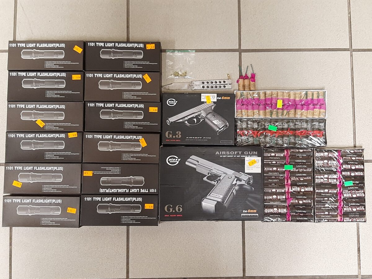 Haftbefehle, falsche Ausweise und verbotene Waffen – das Wochenende bei der Bundespolizei