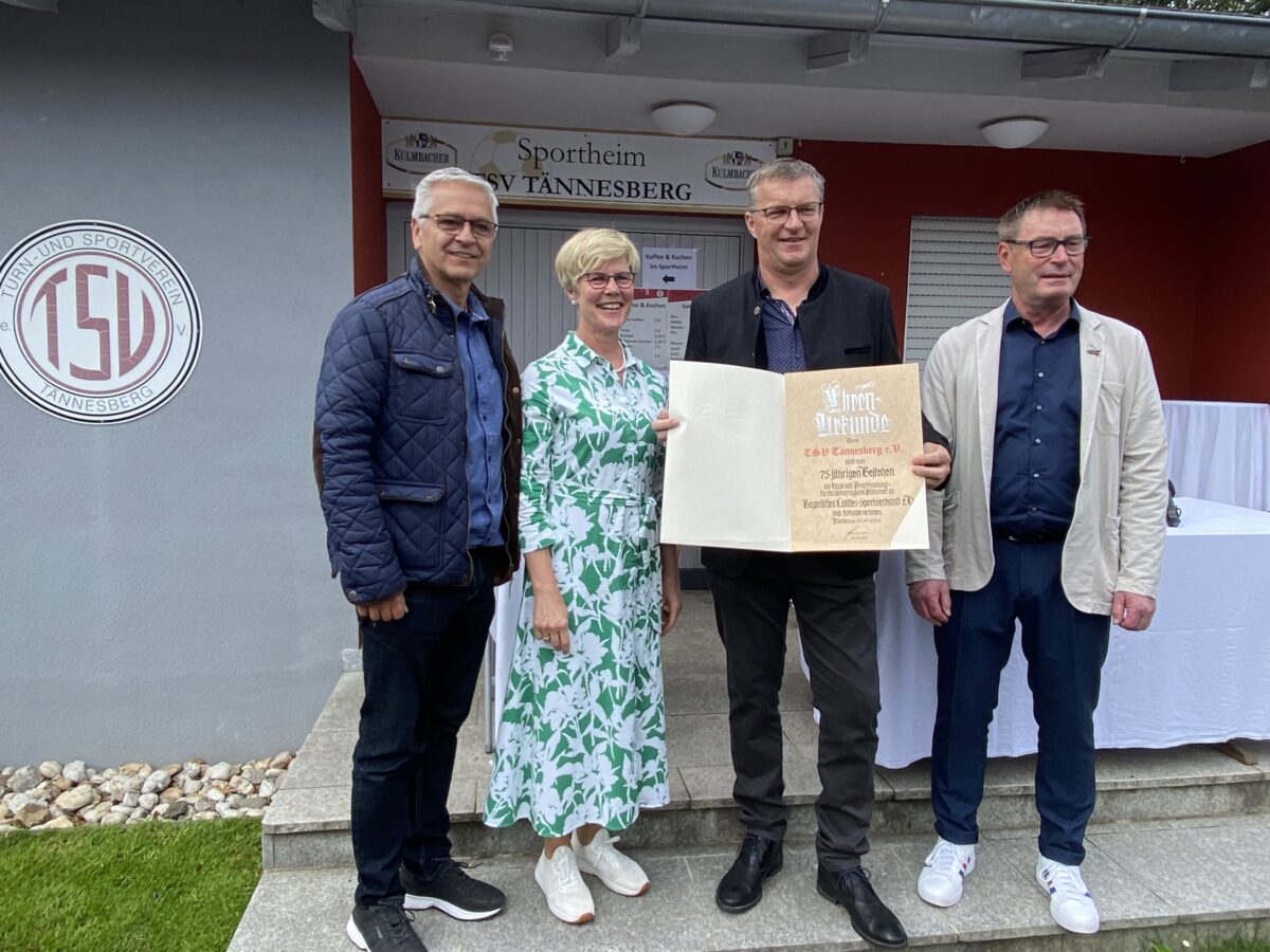 TSV Tännesberg feiert 75-jähriges Jubiläum