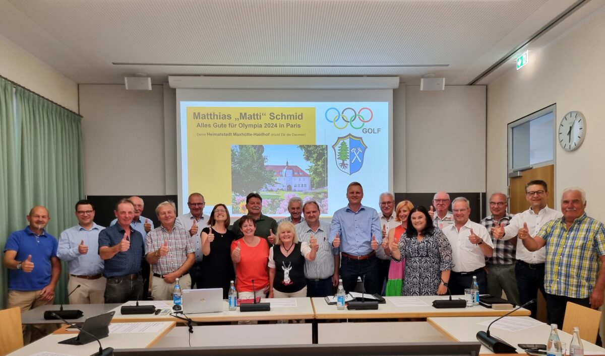 Toi toi toi in Paris – die Stadt Maxhütte-Haidhof drückt ihrem "Matti" die Daumen