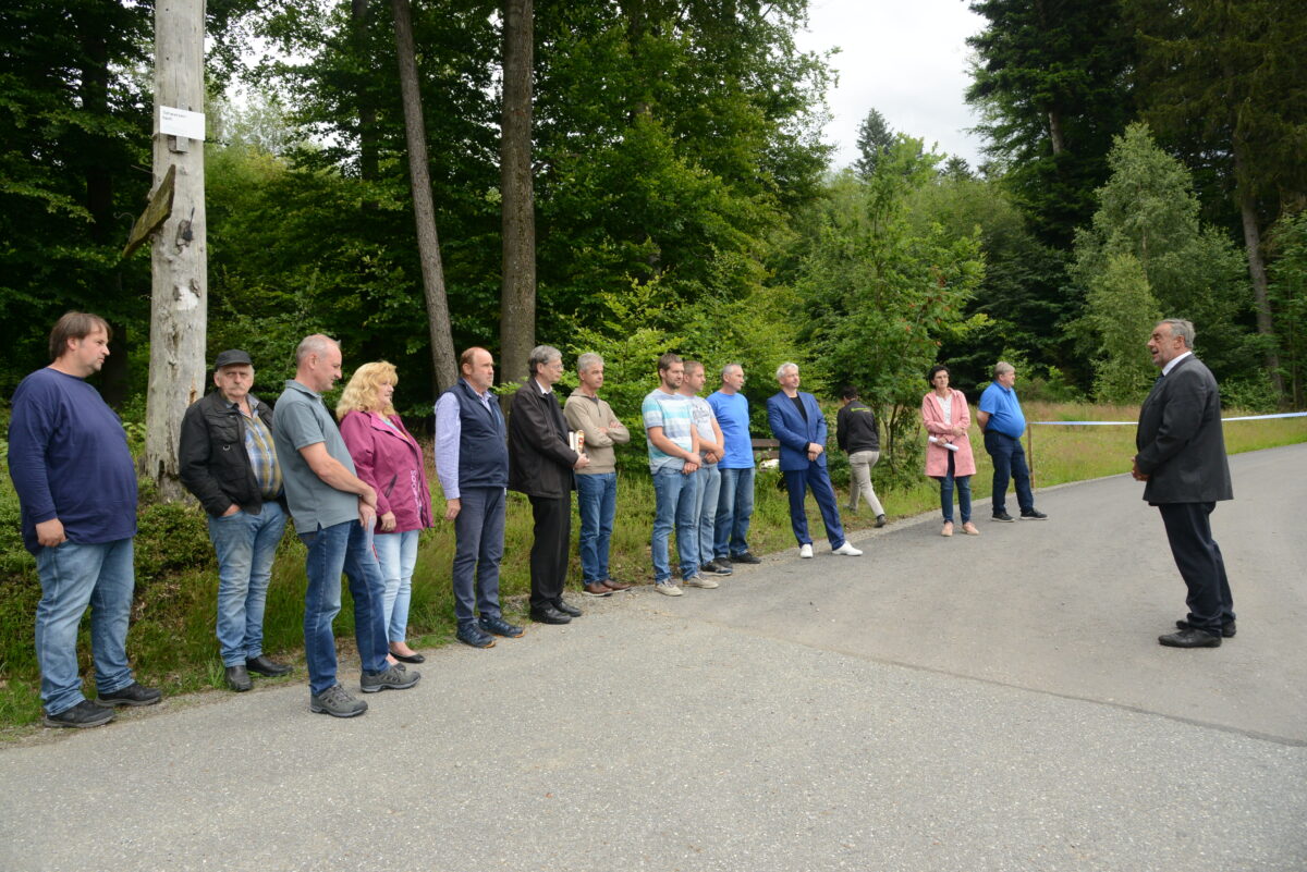 Neu sanierte Straßen in Waldthurn eingeweiht