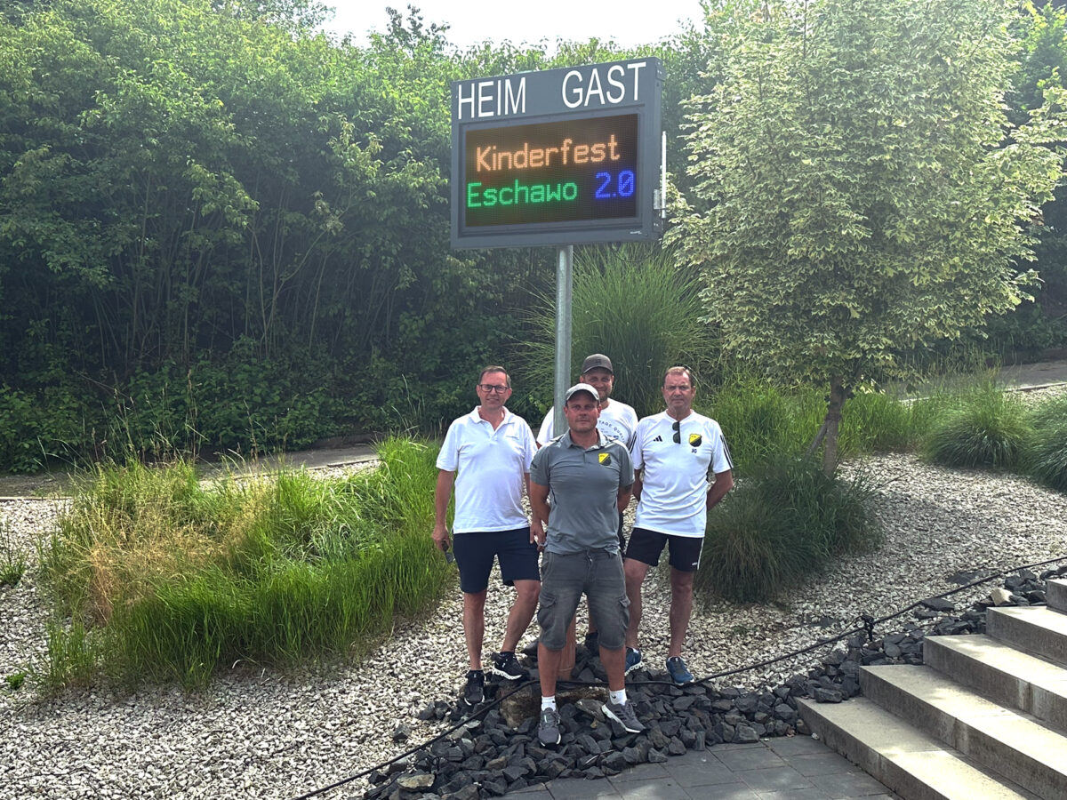 Neue LED-Spielstandanzeige für SpVgg Windischeschenbach