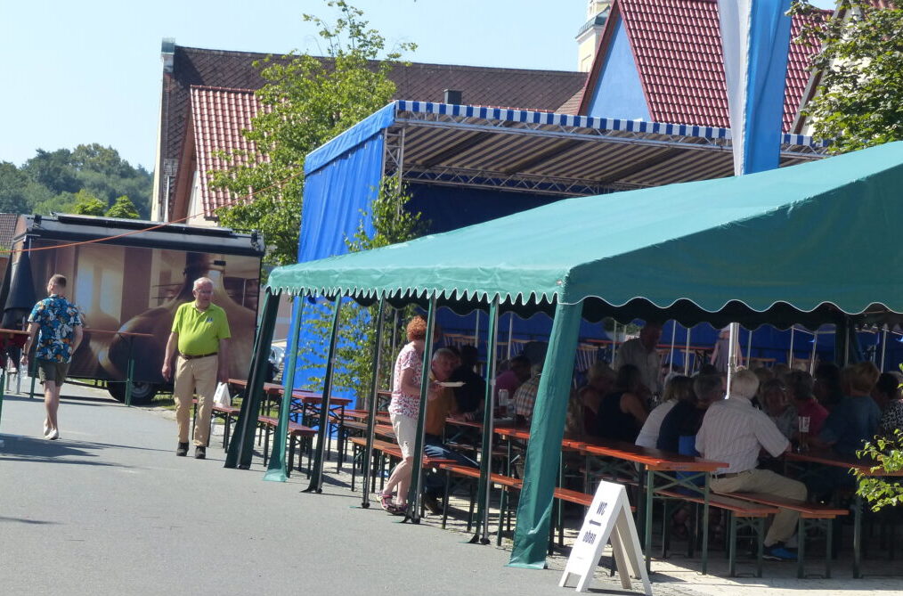 Warm up für das Markt- und Bürgerfest in Kohlberg