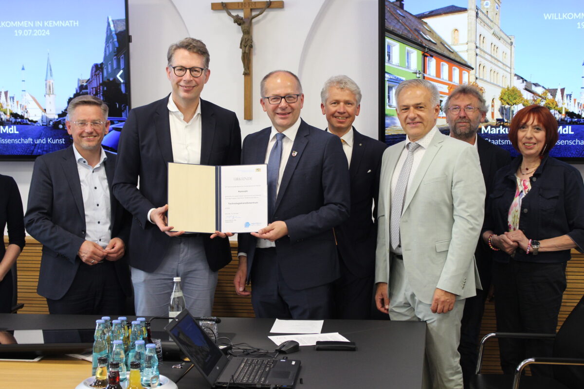 Seit Dienstag steht fest: Kemnath bekommt Technologietransferzentrum