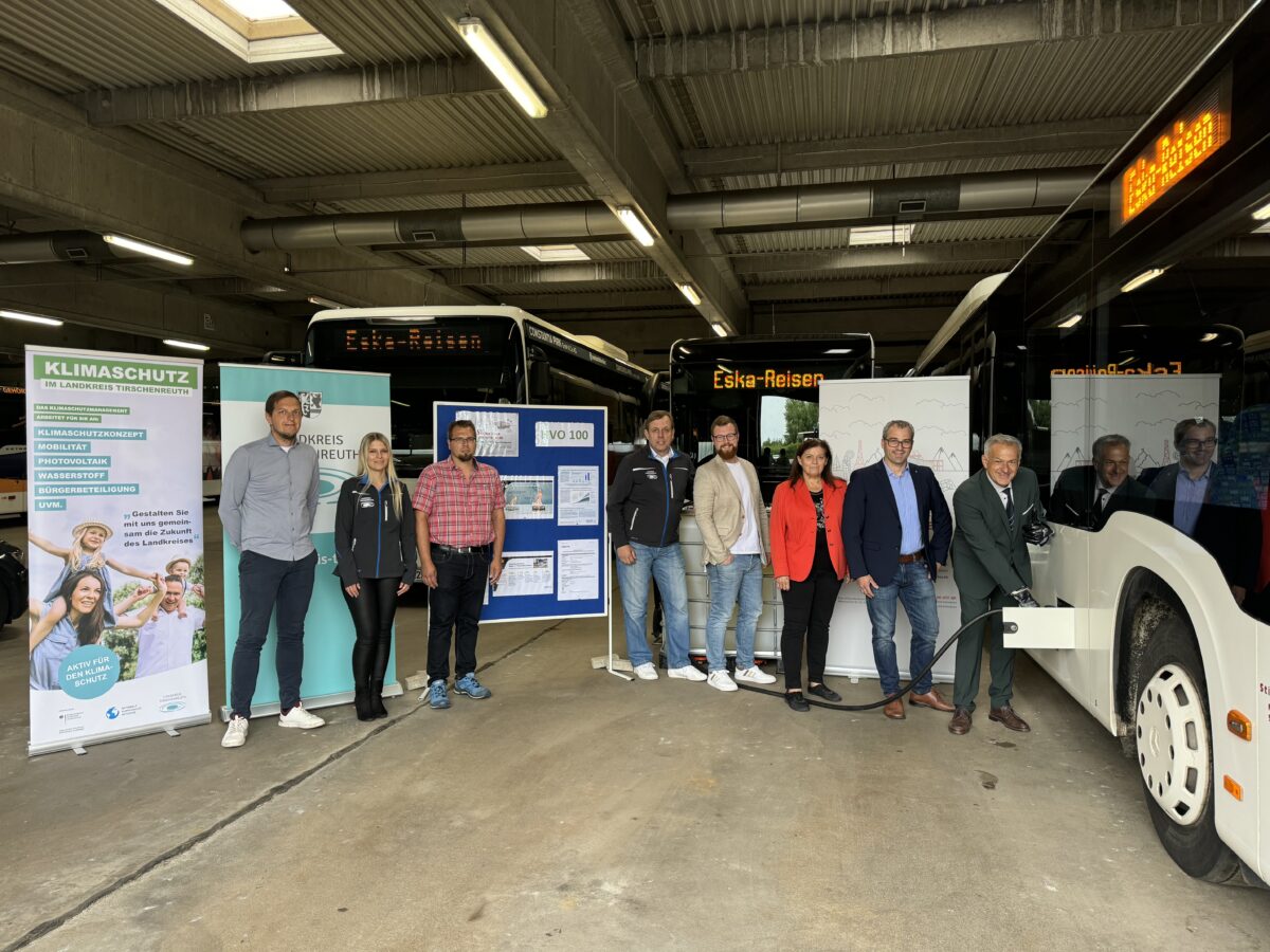 ESKA testet HVO 100 für Busse im Landkreis Tirschenreuth
