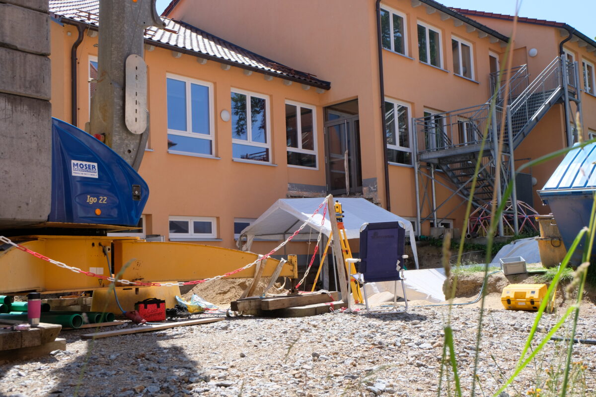 Spürbare Bauverzögerung durch archäologisches Begleitgutachten am Kindergarten
