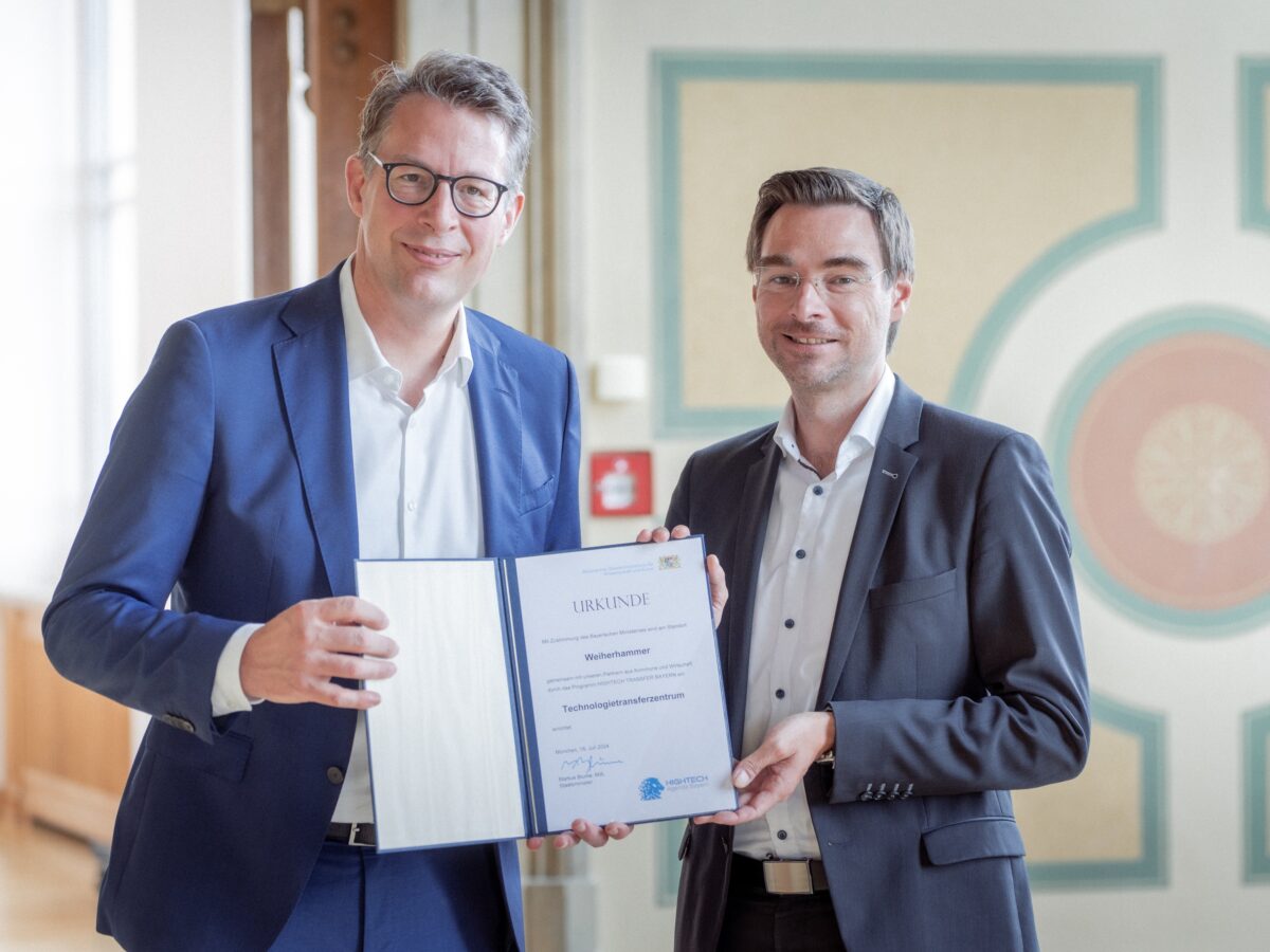 Technologietransferzentrum kommt nach Weiherhammer